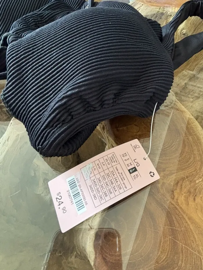 Maillot de bain 2 pièces noir Ardene femme - photo numéro 6