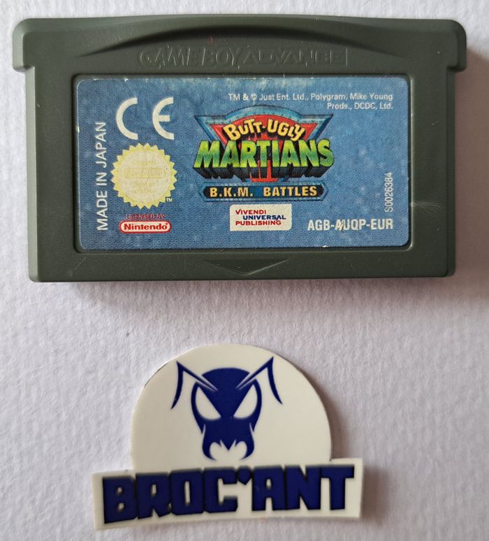 Butt Ugly Martians BKM Battles EUR Nintendo Gameboy Advance GBA