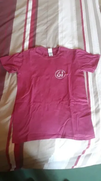 T-shirt "les Elles de l'Orne" fuchsia chiné taille S