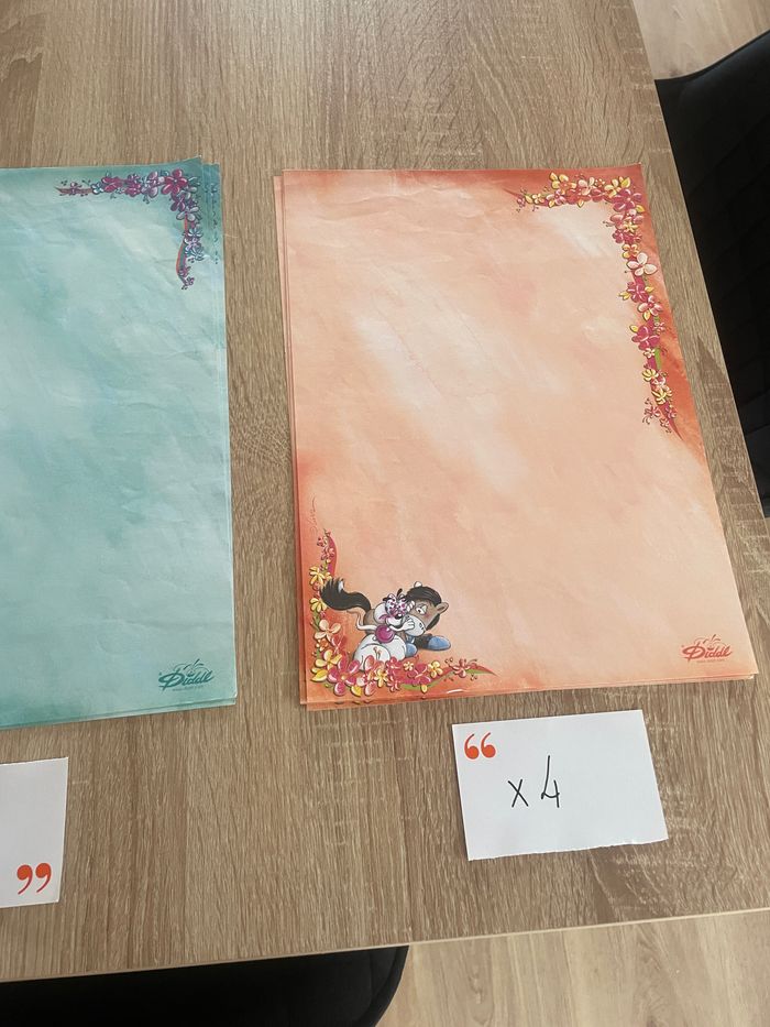 Lot 13 feuilles diddl - photo numéro 3