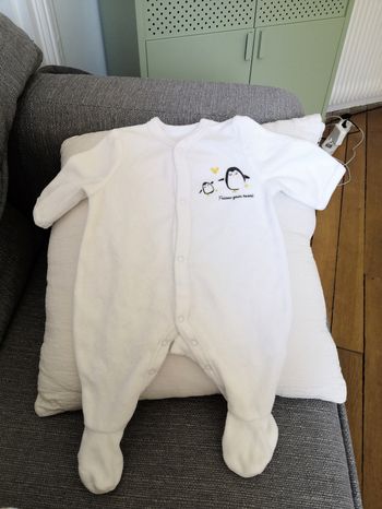 Pyjama velour 1mois