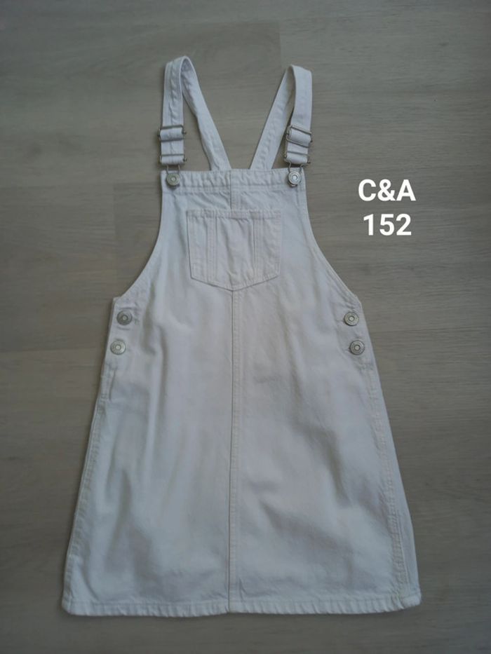Robe en jeans blanche C&A taille 152