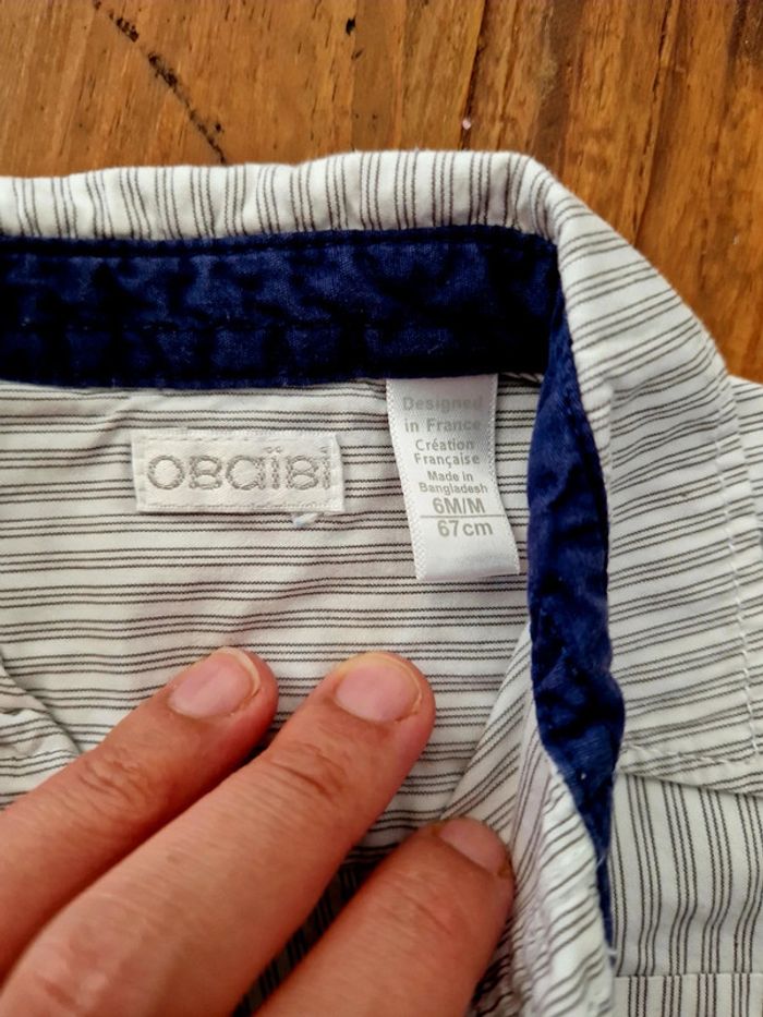 Chemise Obaïbi 6 mois - photo numéro 2