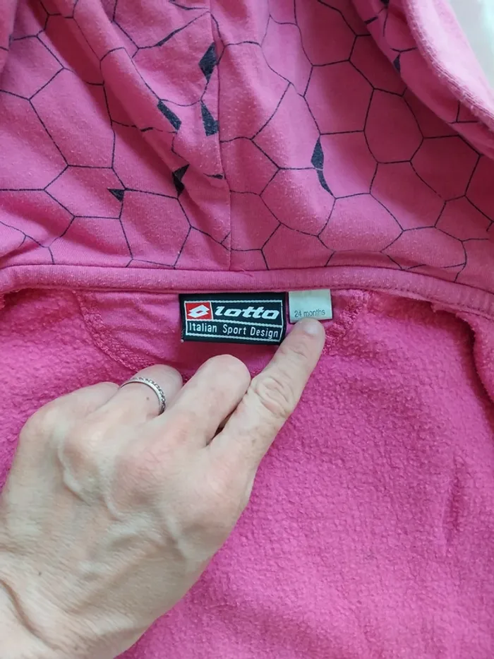 Veste / gilet zippée fille 24 mois Lotto - photo numéro 4