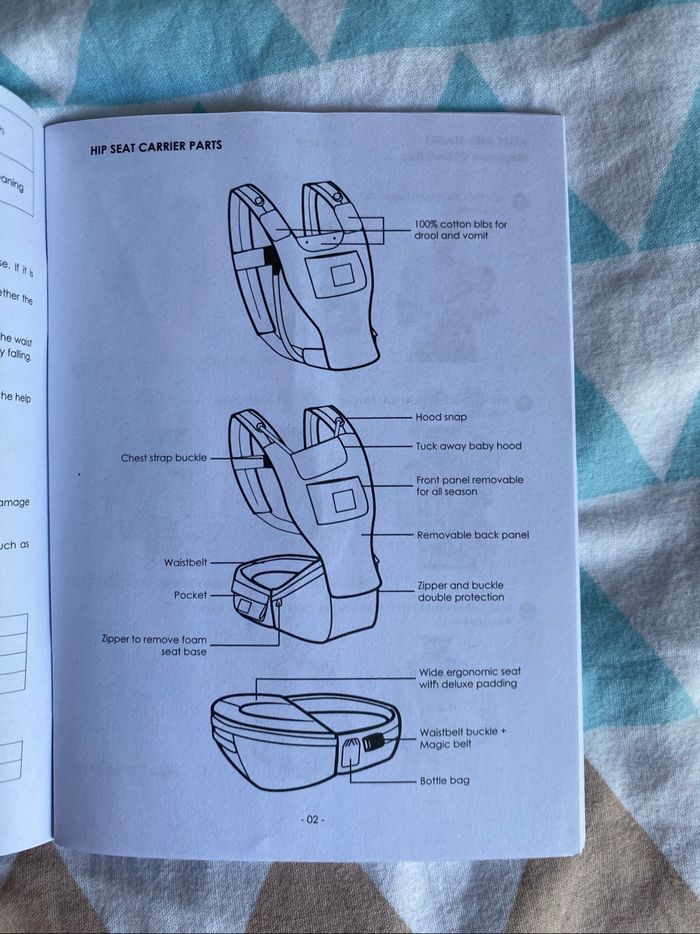 Porte-bébé ergonomique multifonctions - photo numéro 8