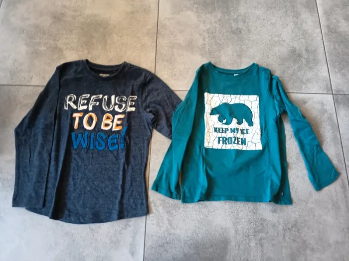 Lot de 2 tee shirt 8 ans