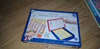 Calcul apprends avec des aimants 