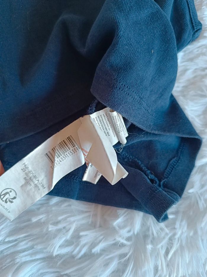 Débardeur / Marcel bleu marine T. 23 mois Orchestra - photo numéro 8