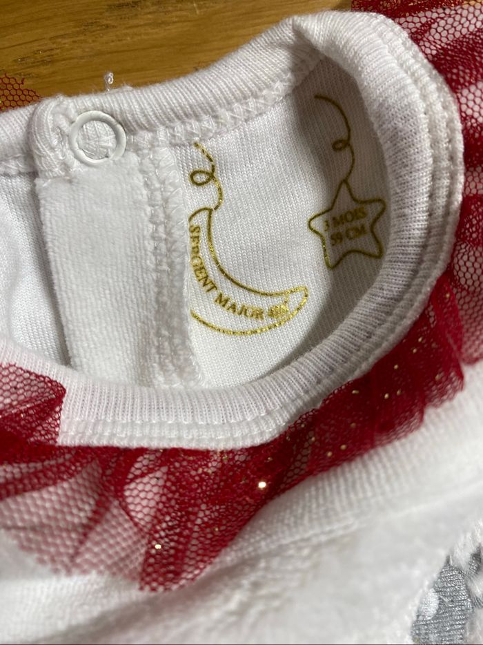 Sergent Major Pyjama Grenouillère Noël Taille 3 mois - photo numéro 4