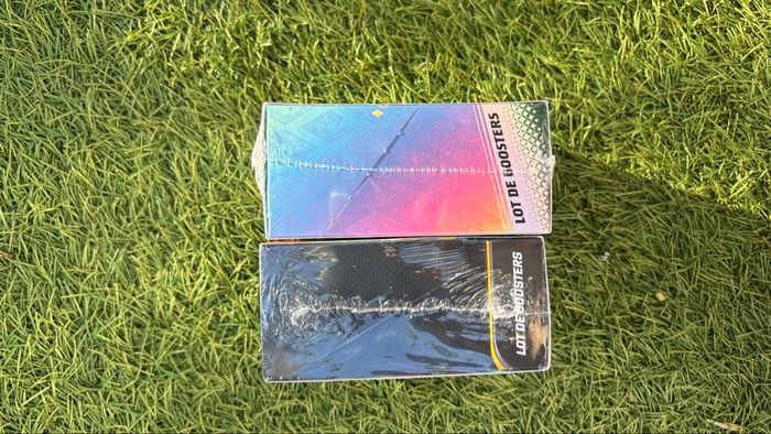 Coffret Pokemon bundle lot de 6 boosters méga évolution flammes fantasmagoriques me02 et ev8.5 - photo numéro 4