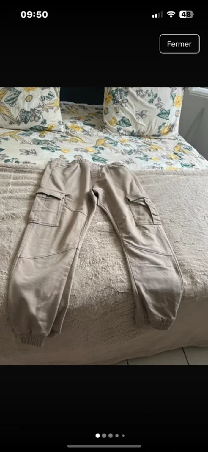 Pantalon beige 46