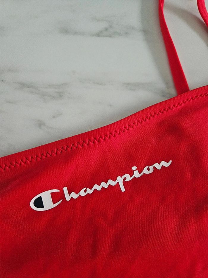 Champion bikini 2 pièces rouge taille M - photo numéro 8
