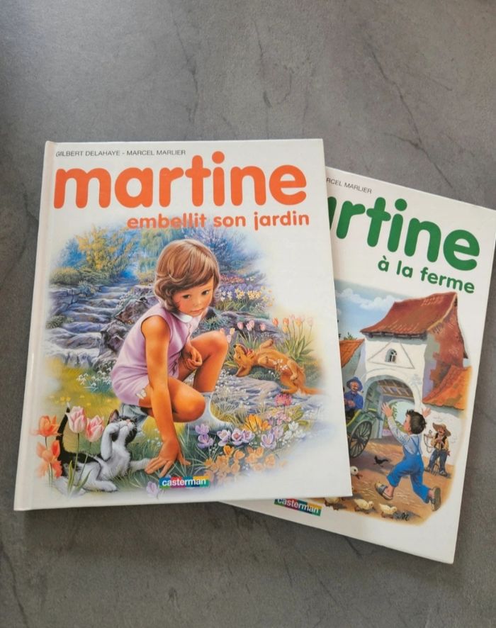 Lot de 2 livres Martine