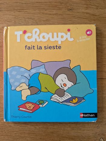 Livre T'choupi fait la siete