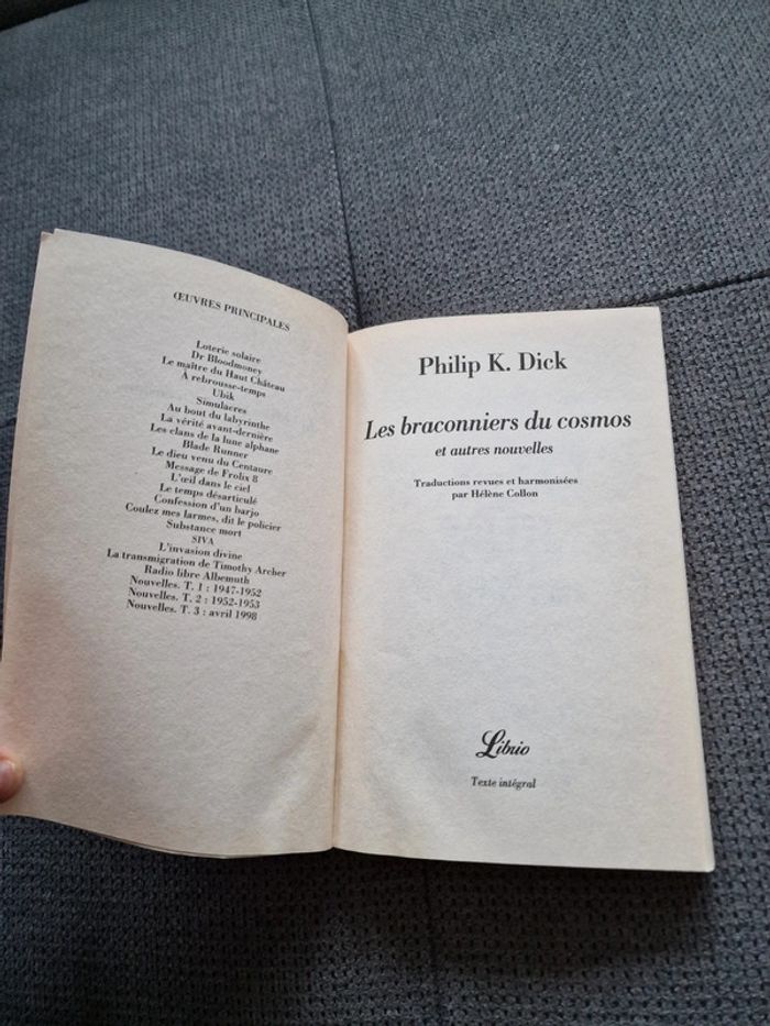 Livre "Les braconniers du cosmos" Philip K.Dick - photo numéro 3