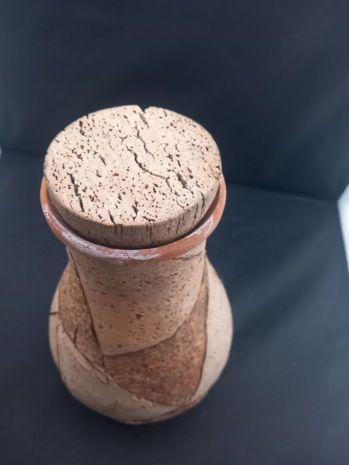 Pot en grès et liège avec bouchon - photo numéro 5