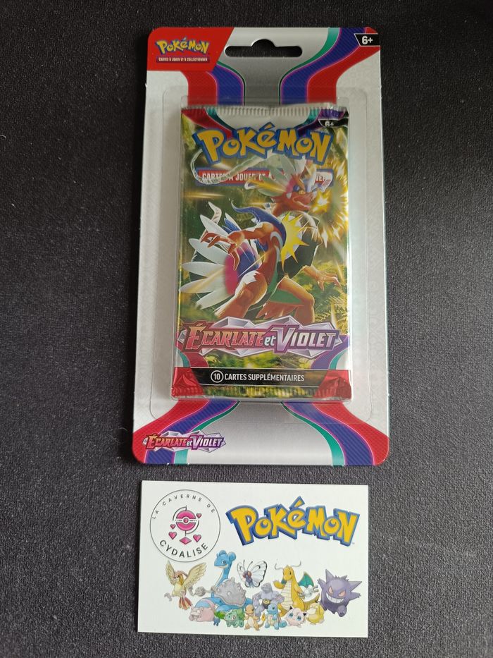 Booster Pokémon FR EV01 Écarlate Et Violet sous blister - Koraidon