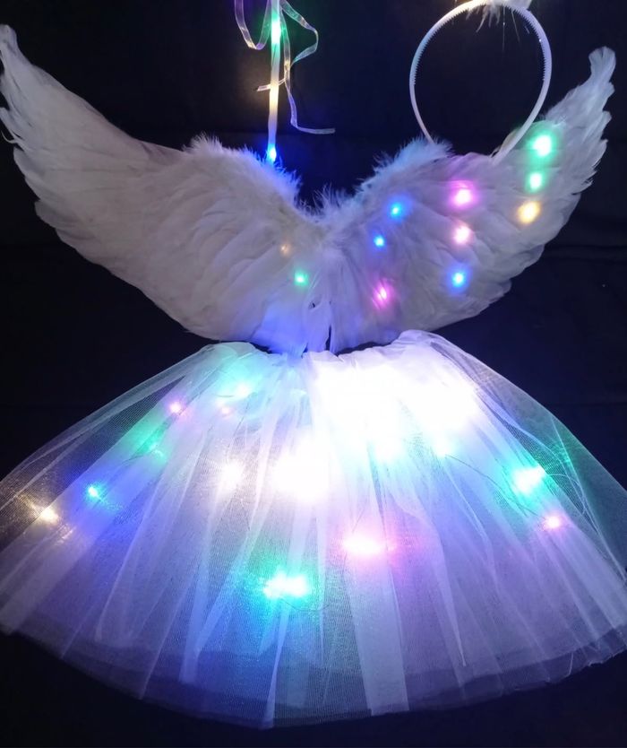 Déguisement ailes ange LED 3-6ans - photo numéro 6