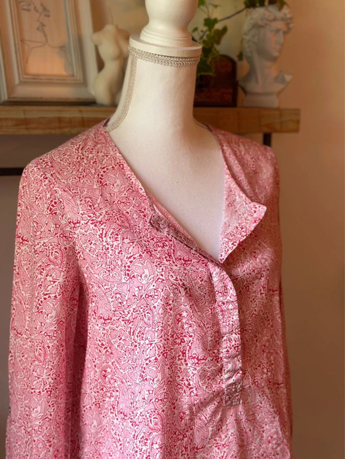 Blouse imprimé cachemire Cyrillus – Taille 40 - photo numéro 4