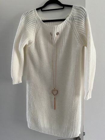 Robe pull blanche