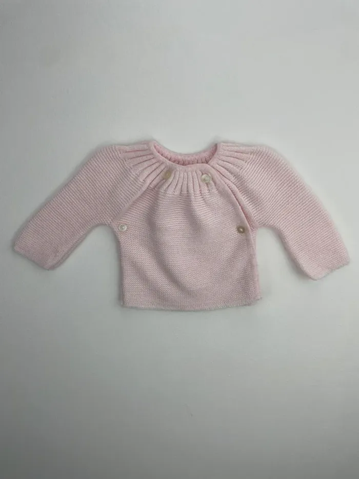 Gilet Naissance / 1 mois - P'tit bisou