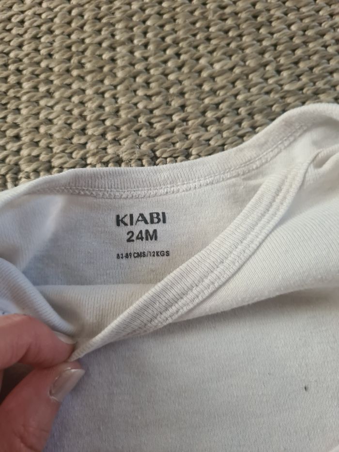 Lot de 3 bodies mixtes manches longues - 24 mois - photo numéro 7