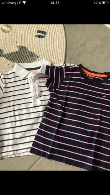 Lot 2 t-shirt kid kanai