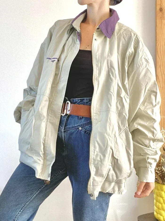 Bomber Vintage Forest Guards Company en taille 852/104 - Bon état - photo numéro 2