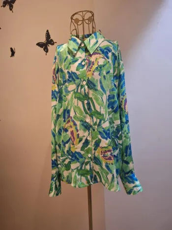 Chemise fluide imprimée