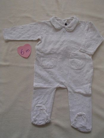 pyjama léger 1 pièce 6 mois