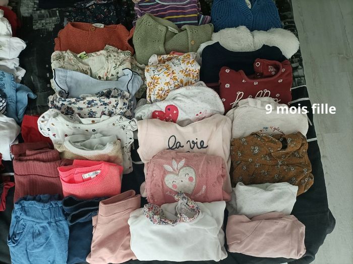 Vêtements fille 9 mois