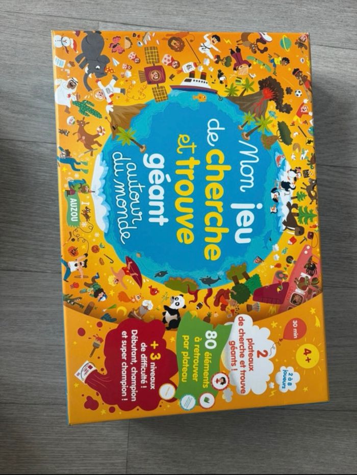 Jeu cherche et trouve géant