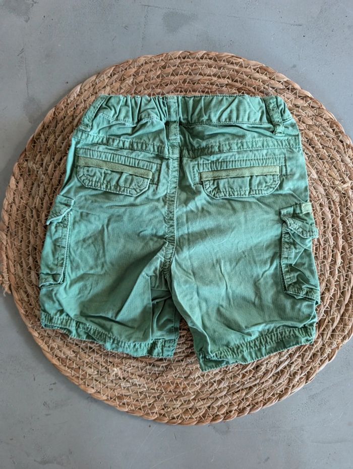 Short jean vert garçon DPAM 12 mois - photo numéro 2