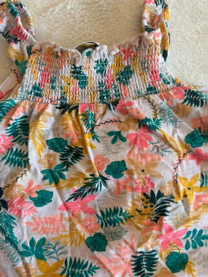 Adorable haut bébé fille fleuri – Tape à l’Œil 6 mois - photo numéro 3