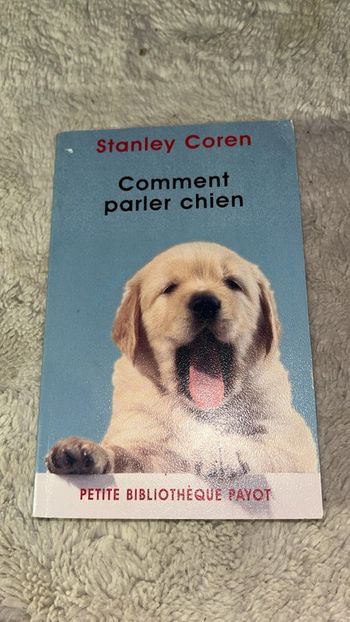 Livre comment parler chien