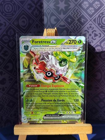 Foretress ex double rare 2/91 destinées de Paldea