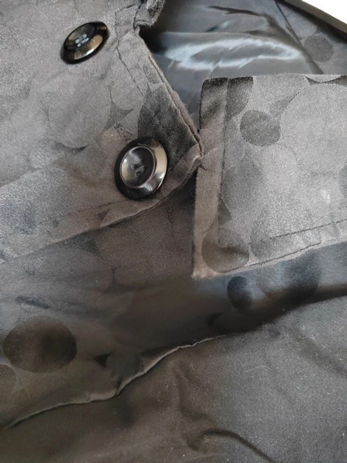 Veste paletot cercles noirs - photo numéro 3