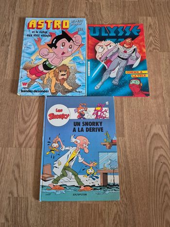 Lot 3 bd vintage snorky, astro, ulysse