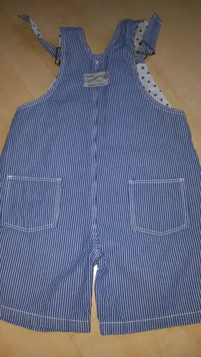 Salopette courte petit bateau - photo numéro 2