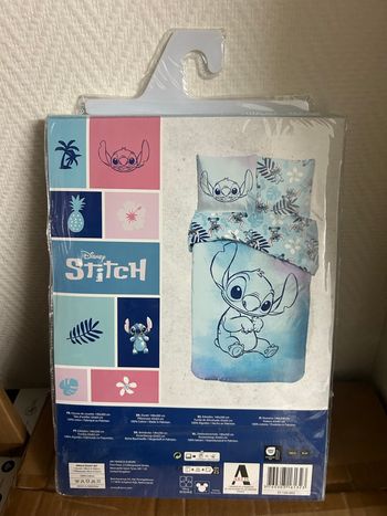 Parure Housse De Couette Lilo And Stitch Dsiney En Coton