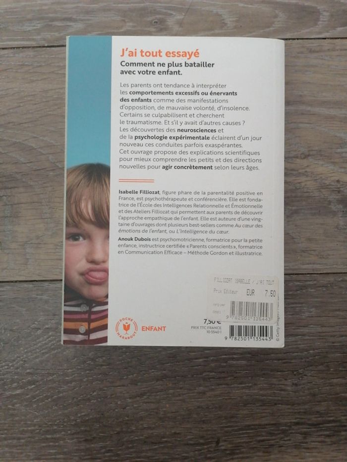Livre J'ai tout essayé Isabelle Filliozat - photo numéro 2