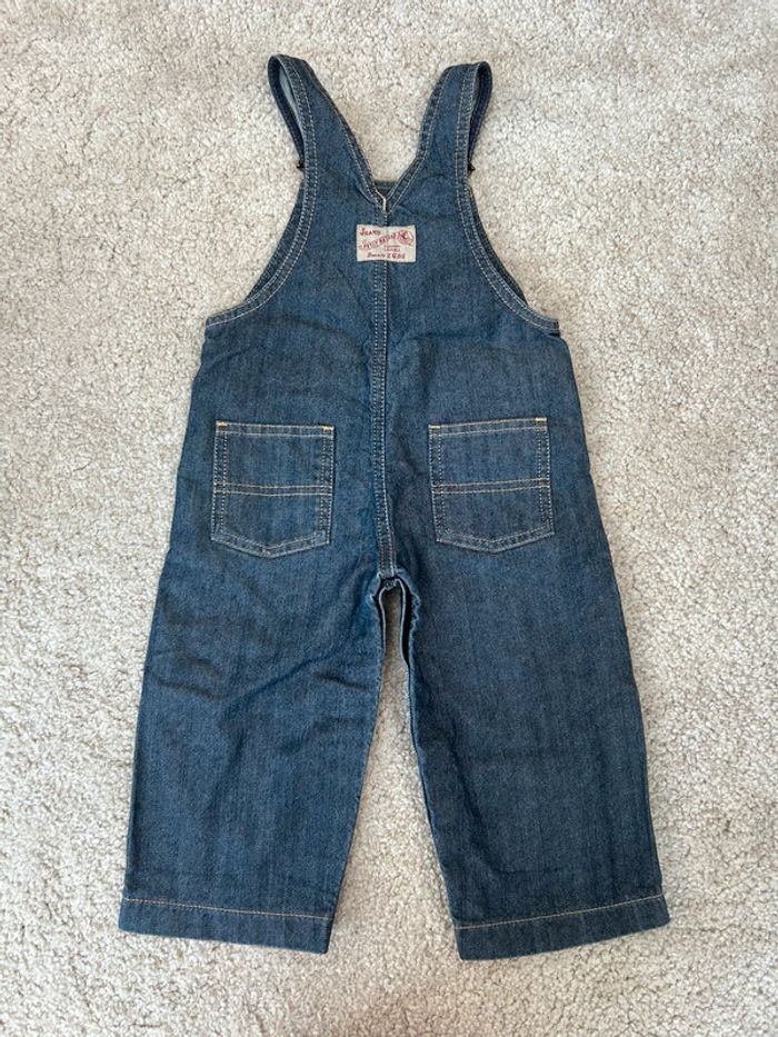Salopette en jeans neuve garçon - petit bateau - 18 mois - photo numéro 4