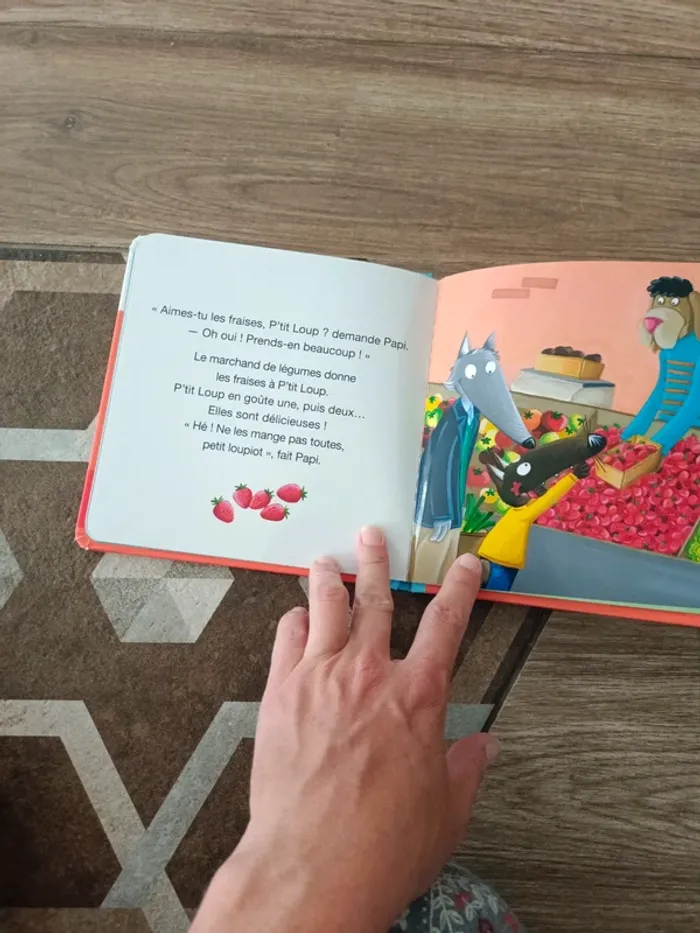 Livre P'tit loup va chez papi et mamie - photo numéro 3