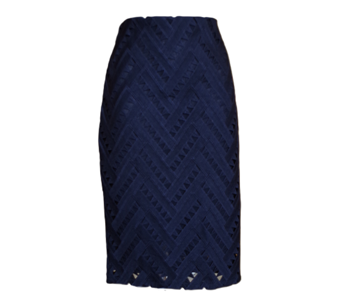 BY ZOE - Jupe ajourée noir T 40