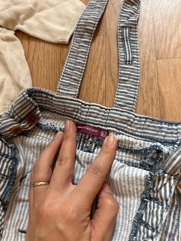 Salopette 3 mois sergent major - photo numéro 4