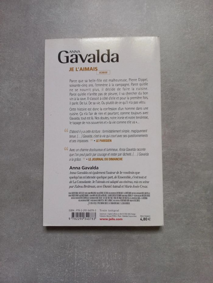 📖 Je l'aimais - Anna Gavalda - photo numéro 2