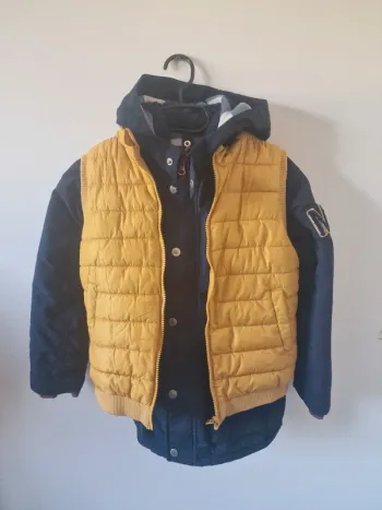 Ensemble parka et doudoune sans manche