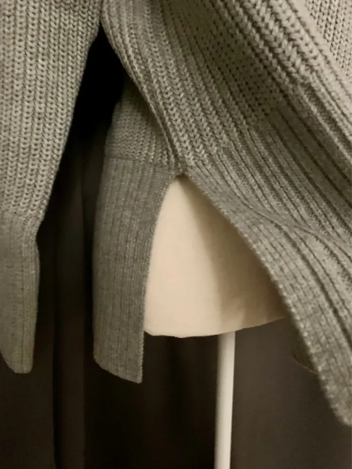 Pull gris Zara – Taille M (38) - photo numéro 2