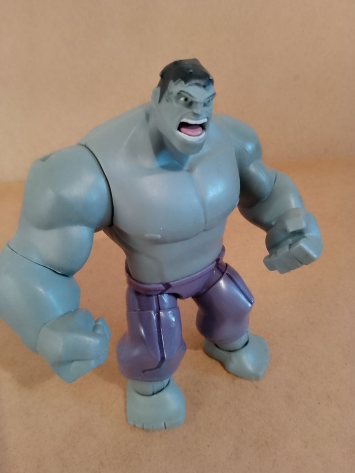 figurine articulée rare hulk gris marvel euro disney