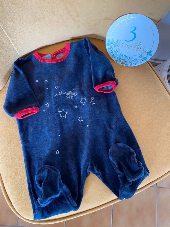 Pyjama velours 3 mois